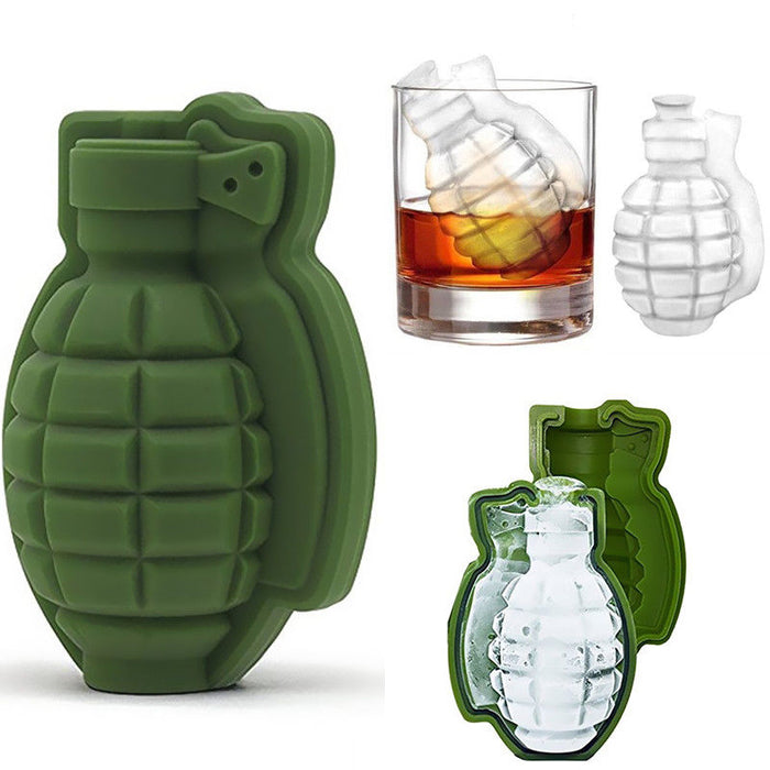 3D Grenade Ice Cube