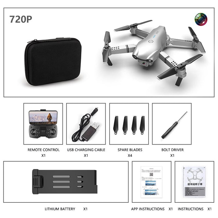 S602 Mini Drones Folding Aircraft 4K HD WIFI Camera Photography FPV Professional Real-time Transmission Ramote Control Toy Gift