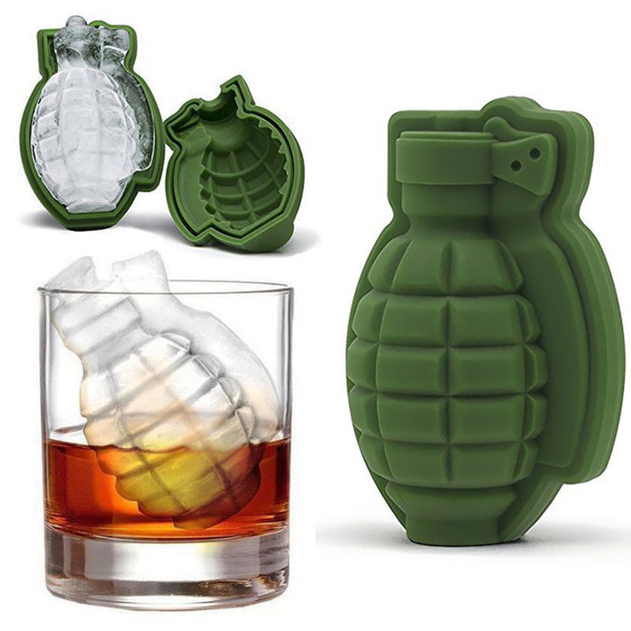 3D Grenade Ice Cube