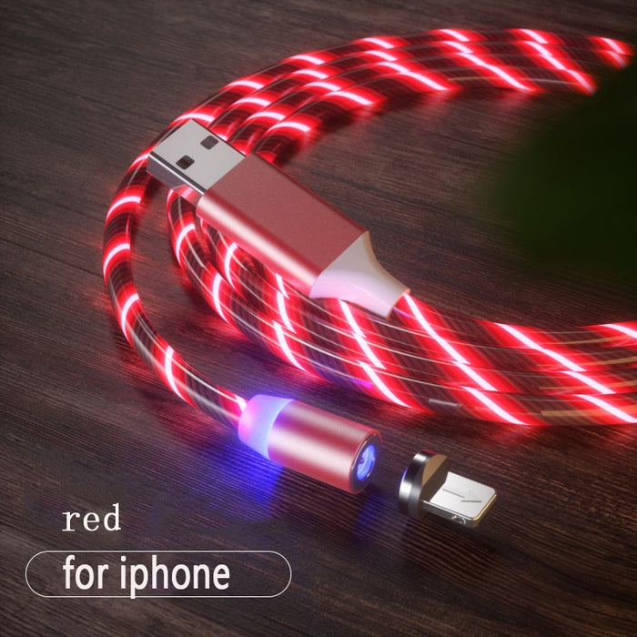 1m Magnetic LED Charger Mobile Phone