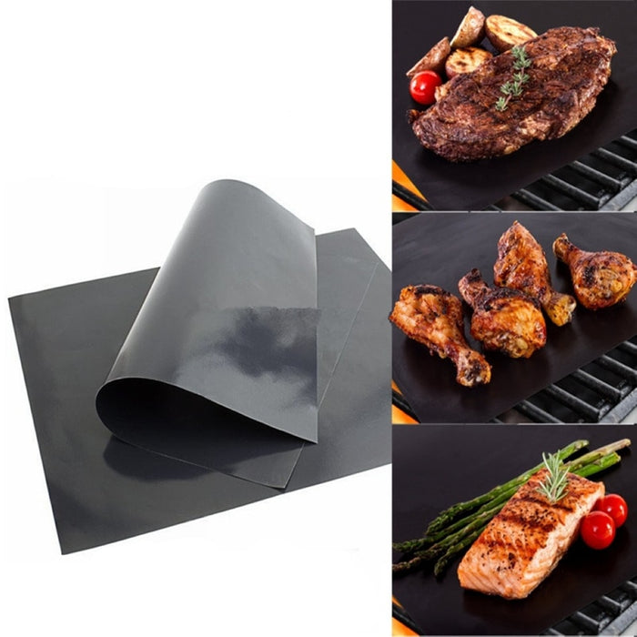 Non-stick BBQ Grill Mat Barbecue Baking Liners Reusable Teflon Cooking Sheets 33x40cm Cooking Tool